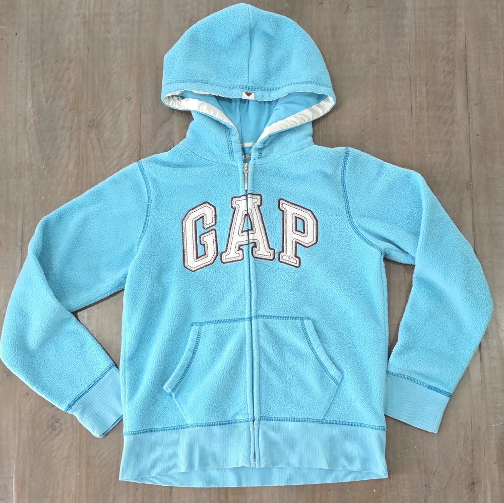 GAP Kids Sky Blue Fleece Hoodie #H0181